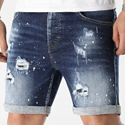 Top 10 😍 Short Jean Avec Dechirures 0025 Bleu Brut de LBO 🛒 -France LBO Soldes Boutique lbo 292160 FAB LBO 1070318 0025 20220316T145514 01