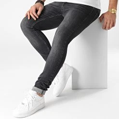 De gros 😉 Jean Slim Fit 2076 Gris Denim Foncé de LBO 🔔 -France LBO Soldes Boutique lbo 292564 FAB SHALBO 2076 20220113T140448 03