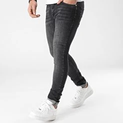 De gros 😉 Jean Slim Fit 2076 Gris Denim Foncé de LBO 🔔 -France LBO Soldes Boutique lbo 292564 FAB SHALBO 2076 20220113T140449 04