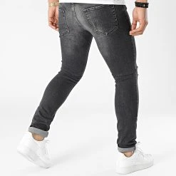Meilleure vente 🎉 Jean Slim Fit Avec Déchirures 2078 Gris Denim Foncé de LBO 🌟 10 Meilleure vente 🎉 Jean Slim Fit Avec Déchirures 2078 Gris Denim Foncé de LBO 🌟 -France LBO Soldes Boutique lbo 292567 FAB SHALBO 2078 20220121T150623 04
