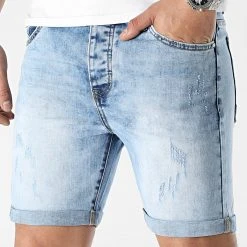 Tout neuf ✔️ Short Jean 0013 Bleu Denim de LBO ❤️ -France LBO Soldes Boutique lbo 293304 FAB LBO 1070318 0013 20220316T145323 03