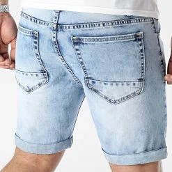 Sortie 🎁 Short Jean Skinny Avec Dechirures 0014 Bleu Denim de LBO ❤️ -France LBO Soldes Boutique lbo 293308 FAB LBO 1070318 0014 20220316T145407 04