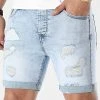 Grosses soldes ⭐ Short Jean Avec Dechirures 0020 Bleu Clair de LBO 💯 -France LBO Soldes Boutique lbo 293676 FAB LBO 1070318 0020 20220318T152311 01