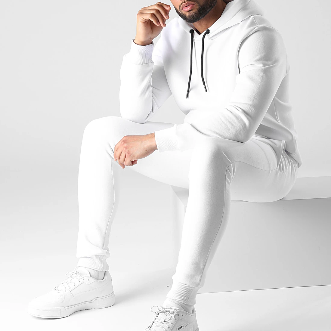 Budget 😉 Ensemble De Survêtement Uni 0139 Blanc de LBO ✨ 3 Budget 😉 Ensemble De Survêtement Uni 0139 Blanc de LBO ✨