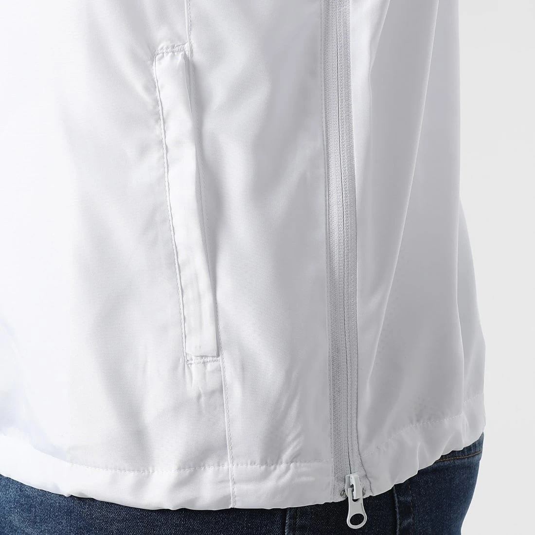 Meilleure affaire 😍 Coupe-Vent Col Zippé Tech 0072 Blanc Noir de LBO ⌛ 5 Meilleure affaire 😍 Coupe-Vent Col Zippé Tech 0072 Blanc Noir de LBO ⌛ – Image 3