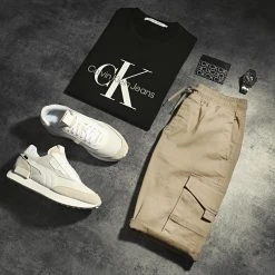 Nouveau 😀 Short Cargo Jogger 2313 Beige de LBO ❤️ -France LBO Soldes Boutique lbo 295640 FAB SHALBO 2313 20220316T151145 05