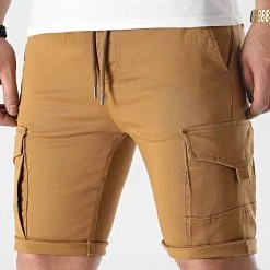 Acheter ✨ Short Cargo Jogger 2314 Camel de LBO 🔥 -France LBO Soldes Boutique lbo 295641 FAB SHALBO 2314 20220322T150120 03