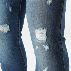 Remise ⌛ Jean Skinny F6 Bleu Denim de LBO 🛒 -France LBO Soldes Boutique lbo 295775 FAB LBO F6 20220316T151522 02