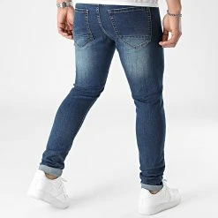 Remise ⌛ Jean Skinny F6 Bleu Denim de LBO 🛒 -France LBO Soldes Boutique lbo 295775 FAB LBO F6 20220316T151524 04