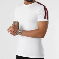 Les meilleures critiques de 🤩 Tee Shirt Ringer Avec Bandes Bleu Marine Rouge 2148 Blanc de LBO 👍 -France LBO Soldes Boutique lbo 298239 FAB SHALBO 2148 20220503T153525 03