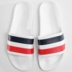 Coupon 🤩 Claquettes Tricolore Bleu Blanc Rouge 2291 Blanc de LBO 🥰 -France LBO Soldes Boutique lbo 299125 FAB SHALBO 2291 20220408T144054 04