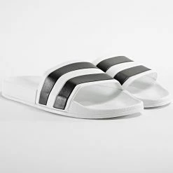 Top 10 🔥 Claquettes Bicolore 2293 Blanc Noir de LBO ✔️