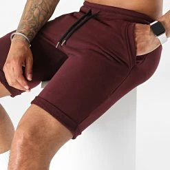 Tout neuf 💯 Short Jogging 2274 Bordeaux de LBO ❤️ -France LBO Soldes Boutique lbo 299479 FAB SHALBO 2274B 20220610T152915 01