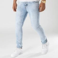 Promo 🥰 Jean Skinny Fit 0034 Bleu Denim Wash de LBO 🛒 -France LBO Soldes Boutique lbo 300129 FAB LBO 1070318 0034 20220425T084537 01