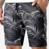 Bon marché 🔔 Short Jogging Imprimé Tropical 2279 Noir Floral de LBO 👍 -France LBO Soldes Boutique lbo 303120 FAB SHALBO 2279 20220330T155233 01