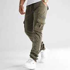 Top 10 🌟 Pantalon Cargo 0171 Vert Kaki de LBO ⭐ -France LBO Soldes Boutique lbo 304111 FAB LBO 1070546 0171 20220704T075020 04