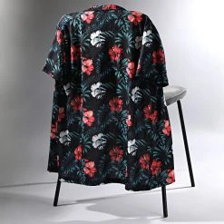 Acheter 🥰 Chemise Manches Courtes Imprimé Floral 2370 Noir de LBO 😀 -France LBO Soldes Boutique lbo 304401 FAB SHALBO 2370 20220518T110511 05
