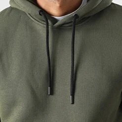 Nouveau ⭐ Lot de 2 Sweats Capuche 0181 Noir et Kaki de LBO 🌟 -France LBO Soldes Boutique lbo 304784 LBO 1070546 0181 20220929T162703 02