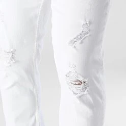 Grosses soldes 🥰 Jean Regular Fit Avec Destroy 2377 Denim Blanc de LBO 🤩 -France LBO Soldes Boutique lbo 305325 FAB SHALBO 2377 20220411T154024 03