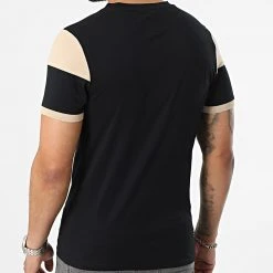 Tout neuf ✔️ Tee Shirt Tricolore 2385 Beige Blanc Noir de LBO 👏 -France LBO Soldes Boutique lbo 307043 FAB SHALBO 2385 20220513T152903 03