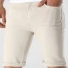 Acheter ⌛ Short Jean Skinny Fit 2218 Denim Beige de LBO ✨ -France LBO Soldes Boutique lbo 307046 FAB SHALBO 2218 20220505T155208 01