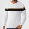 Meilleure vente ⌛ Pull Tricolore 0192 Blanc Noir Camel de LBO 🤩 -France LBO Soldes Boutique lbo 307580 FAB LBO 1070546 0192 20220513T150918 01