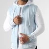 Top 10 🔥 Veste Teddy A Capuche 2396 Bleu Ciel Blanc de LBO 🔔 -France LBO Soldes Boutique lbo 309526 FAB SHALBO 2396 20220601T135522 01
