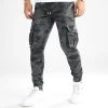 Acheter 🎁 Pantalon Cargo Super Skinny Cargo 2090 Gris Anthracite Camouflage de LBO 🥰 -France LBO Soldes Boutique lbo 310472 FAB SHALBO 2090 20220722T145802 03