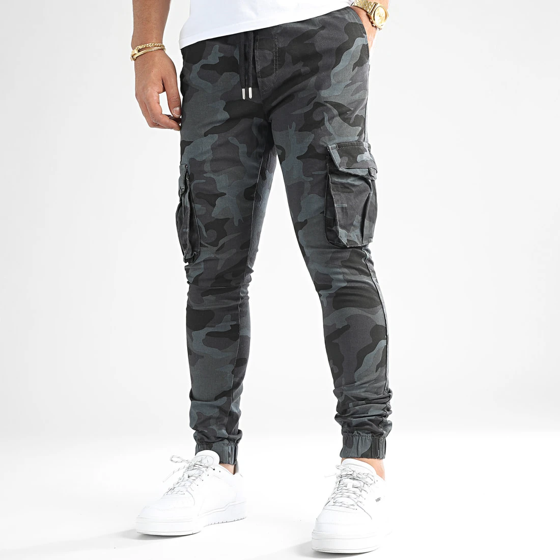 Acheter 🎁 Pantalon Cargo Super Skinny Cargo 2090 Gris Anthracite Camouflage de LBO 🥰 5 Acheter 🎁 Pantalon Cargo Super Skinny Cargo 2090 Gris Anthracite Camouflage de LBO 🥰 – Image 3