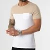 Remise 🤩 Tee Shirt Poche 2405 Blanc Beige de LBO 👍 -France LBO Soldes Boutique lbo 310477 FAB SHALBO 2405 20220517T154250 01