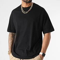 De gros ✨ Tee 🔥 Shirt Oversize Large 2220 Noir de LBO 😉