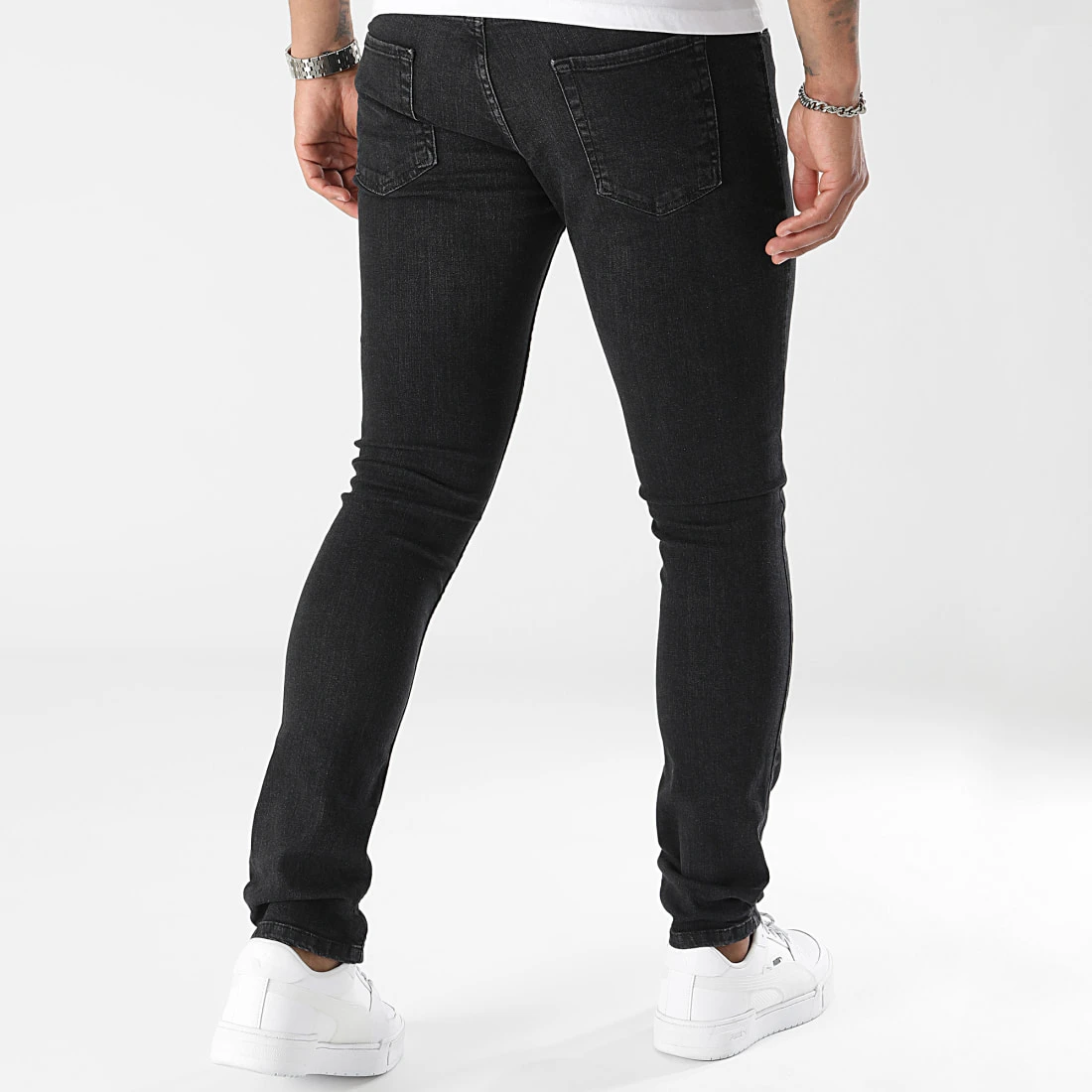 Vente flash 😉 Jean Slim Fit Avec Déchirures 2081 Denim Noir de LBO 🥰 5 Vente flash 😉 Jean Slim Fit Avec Déchirures 2081 Denim Noir de LBO 🥰 – Image 3