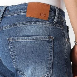 Les meilleures critiques de 🎉 Jean Slim Fit 2193 Bleu Denim de LBO ✔️ -France LBO Soldes Boutique lbo 313687 FAB SHALBO 2193 20220513T150024 02