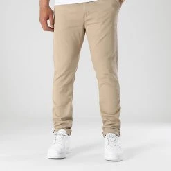 Meilleure vente 🎁 Pantalon Chino Regular 2378 Beige de LBO ✔️