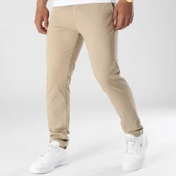 Meilleure vente 🎁 Pantalon Chino Regular 2378 Beige de LBO ✔️ -France LBO Soldes Boutique lbo 313695 FAB SHALBO 2378 20220505T155232 03