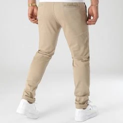 Meilleure vente 🎁 Pantalon Chino Regular 2378 Beige de LBO ✔️ -France LBO Soldes Boutique lbo 313695 FAB SHALBO 2378 20220505T155233 04