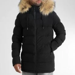 Budget 😀 Doudoune Longue Explorer Avec Fourrure Beige 0036 Noir de LBO 😉 -France LBO Soldes Boutique lbo 314179 LBO 1070510 0036 20221107T090656 03