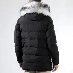 Grosses soldes 🎉 Doudoune Longue Explorer Avec Fourrure Grise 0037 Noir de LBO 🤩 -France LBO Soldes Boutique lbo 314188 FAB LBO 1070510 0037 20220929T164149 04