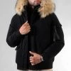 Bon marché ✔️ Parka Courte Platinium Avec Fourrure Beige 0040 Noir de LBO ⌛ -France LBO Soldes Boutique lbo 314203 FAB LBO 1070510 0040 20221116T085129 01