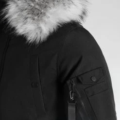 Coupon 🔥 Parka Courte Platinium Avec Fourrure Grise 0041 Noir de LBO 🔔 -France LBO Soldes Boutique lbo 314205 FAB LBO 1070510 0041 20221104T123802 02