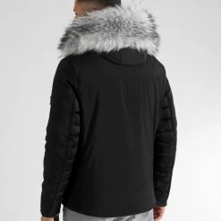 Grosses soldes ⭐ Doudoune Light Puff Avec Fourrure Grise 0056 Noir de LBO ⌛ -France LBO Soldes Boutique lbo 314226 FAB LBO 1070510 0056 20221107T090624 04