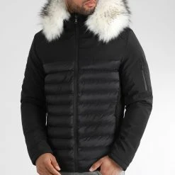 Acheter 😉 Doudoune Light Puff Avec Fourrure Blanche 0058 Noir de LBO ✨ -France LBO Soldes Boutique lbo 314228 FAB LBO 1070510 0058 20221104T123919 03