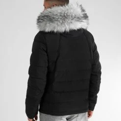 Remise 😀 Doudoune Racer Premium Avec Fourrure Grise 0061 Noir de LBO 😀 -France LBO Soldes Boutique lbo 314317 LBO 1070510 0061 20221107T090904 04