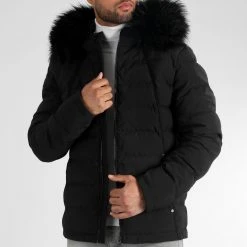 Meilleure vente ✨ Doudoune Racer Premium Avec Fourrure Noire 0062 Noir de LBO 👍 -France LBO Soldes Boutique lbo 314318 LBO 1070510 0062 20221107T091003 01