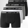 Nouveau ✔️ Lot De 4 Boxers 2440 Noir Gris Blanc de LBO ✨