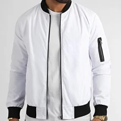 Budget 👍 Veste Bomber 0059 Blanc de LBO 🔥 -France LBO Soldes Boutique lbo 315842 FAB LBO 10701336 0059 20220803T092739 03