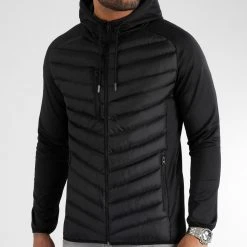 Promo 🧨 Doudoune Capuche Bimatière 0065 Noir de LBO 🎁 -France LBO Soldes Boutique lbo 315844 LBO 10701336 0065 20221104T124134 03