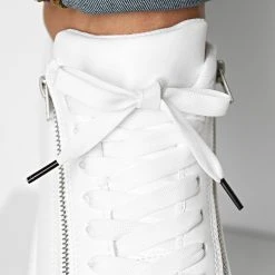 Bon marché 😀 Baskets Avec Zip Et Details Noir 2461 Blanc de LBO ✔️ -France LBO Soldes Boutique lbo 316353 SHALBO 2461 20220908T155815 03