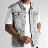 Grosses soldes ✔️ Veste Jean Sans Manche 2465 Denim Gris de LBO 🛒 -France LBO Soldes Boutique lbo 316492 FAB SHALBO 2465 20220712T151235 01