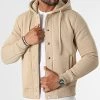 Les meilleures critiques de ❤️ Veste A Capuche 2437 Beige de LBO ✔️ -France LBO Soldes Boutique lbo 316923 FAB SHALBO 2437 20220726T160142 01